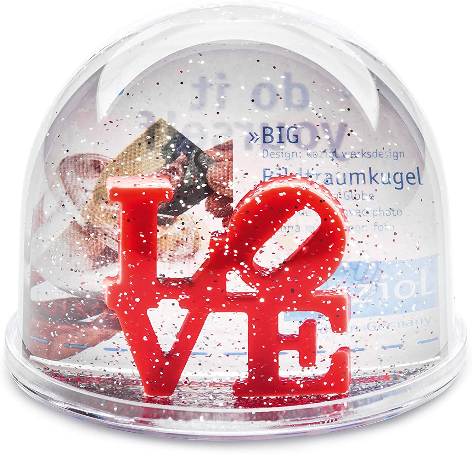 Koziol Love crystal clear