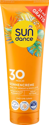 SUNDANCE Sun cream SPF30 overfill, 125 ml