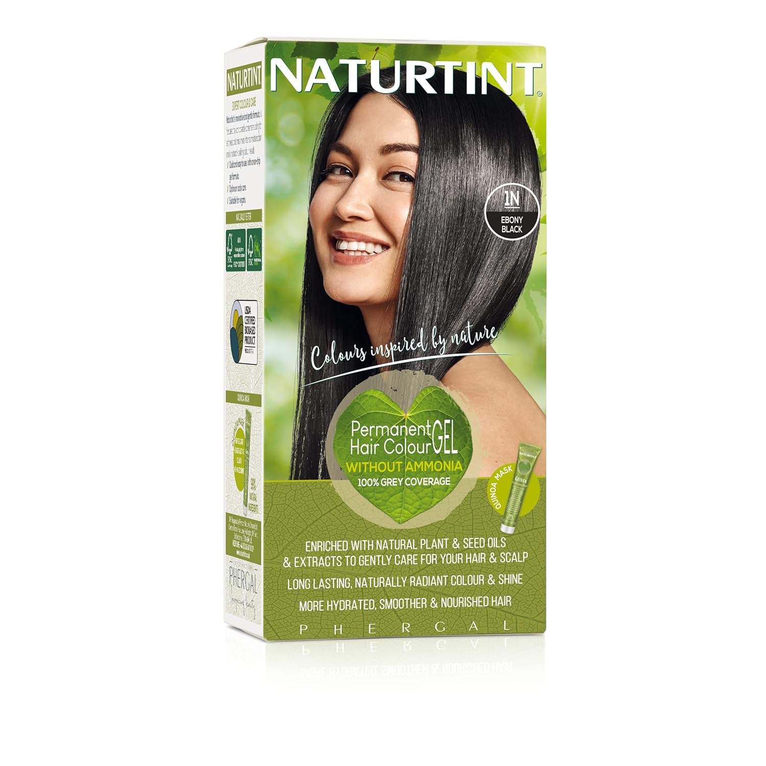 Naturtint Permanent Hair Color 1N Ivory Black