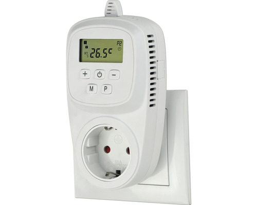 E2 plug-in thermostat INFRAe² plug-in connection white