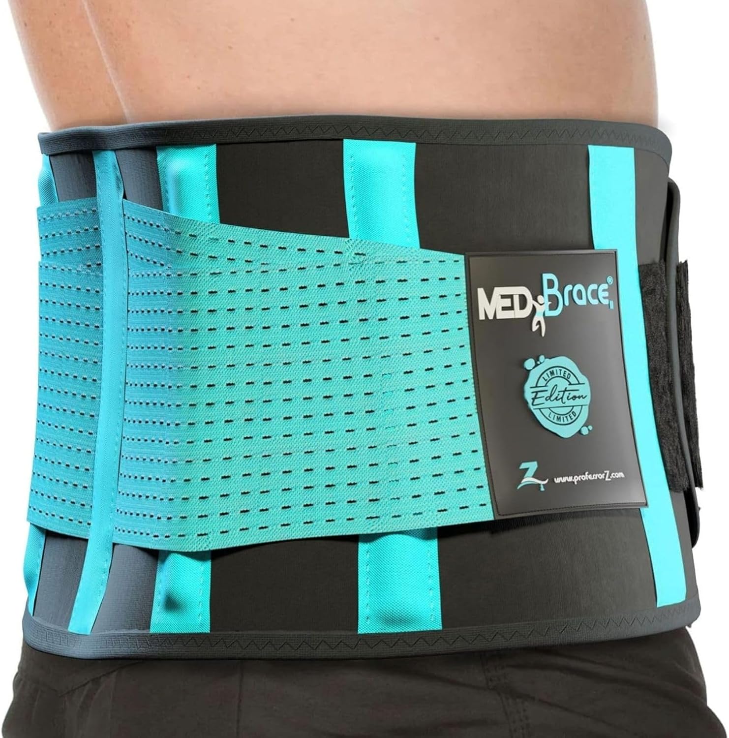 MEDiBrace Store MEDiBrace Back Support Belt Back Brace Lumbar Support for Lower Back with Support Struts & Double Pull Straps - Pain Relief for Sciatica Herniated Disc Scoliosis Men Women