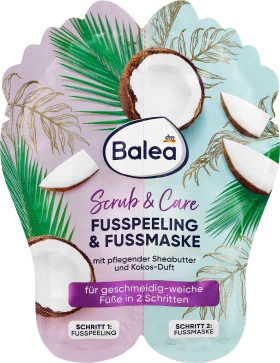 Balea Foot peeling & foot mask set (2x10ml), 20 ml