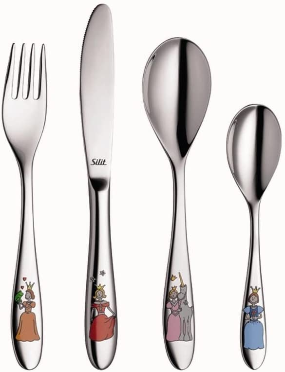 Silit E519385 Children\'s Cutlery Set 4-Piece Crominox