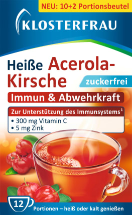 Klosterfrau Hot acerola cherry sugar -free 12 st, 48 g