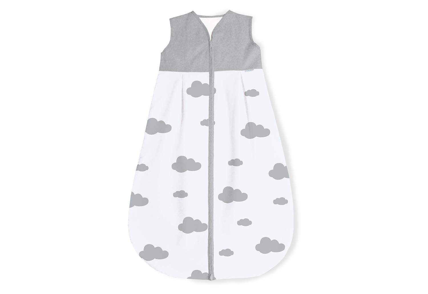 Pinolino 76012-8W90 Winter Sleeping Bag \'Wölkchen\' 90 cm Grey