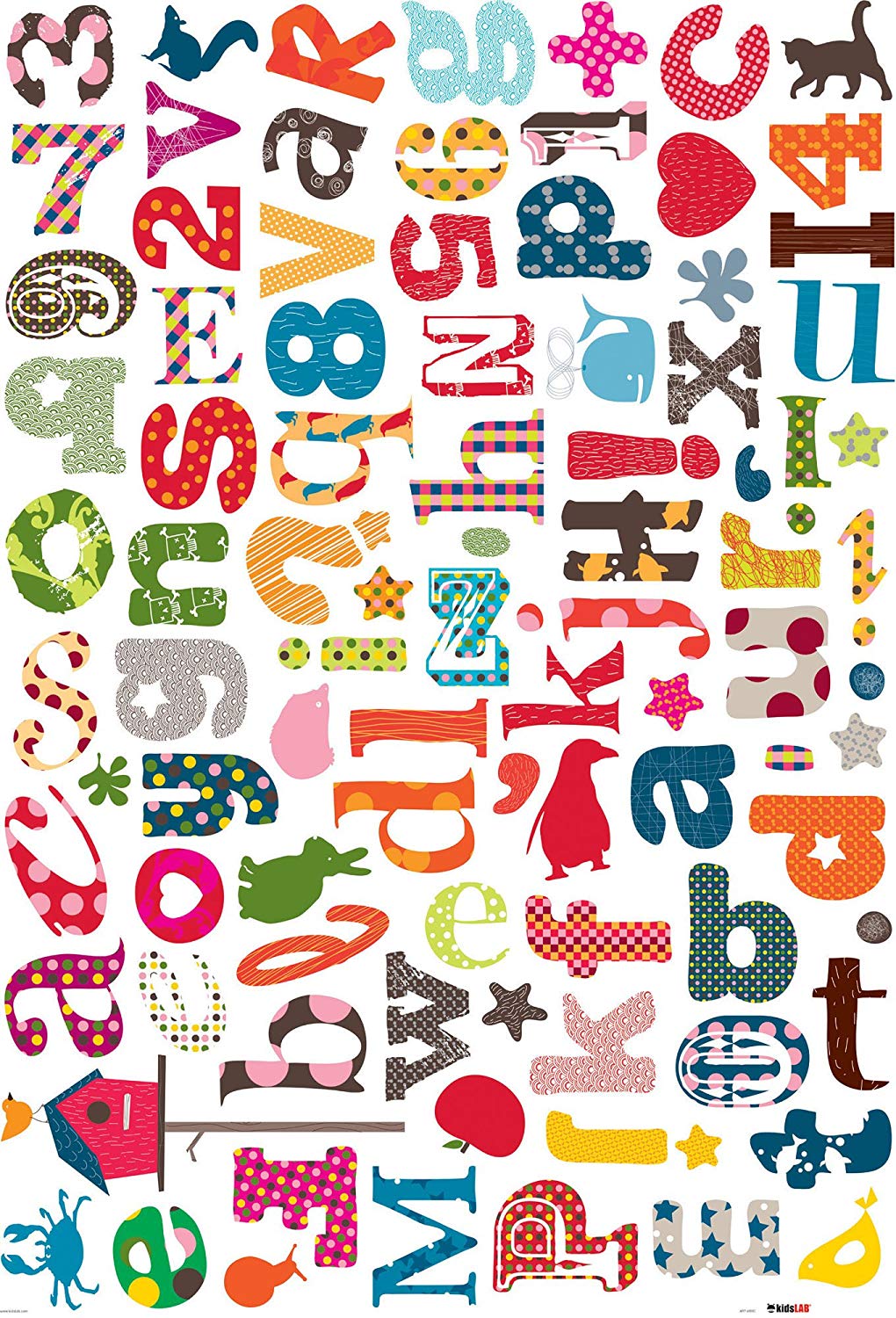 RoomMates Colourful Alphabet Wall Stickers