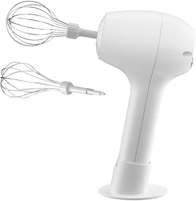 Rulit Wireless Electric Whisk 3 Speeds High Performance Hand Mixer Kitchen Automatic Cream Milk Mixer White
