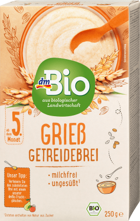 dmBio Grine porridge grinds from the 5th month, 250 g