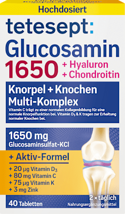 tetesept Glucosamine 1650 tablets, 50.4 g