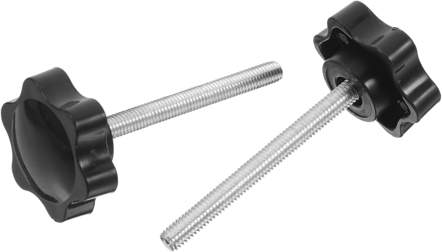 YARNOW Star Handle Replacement Part for Rollator Knob Screw Plastic Metal Compatible Durable Easy to Change Accessories for Walker Repair
