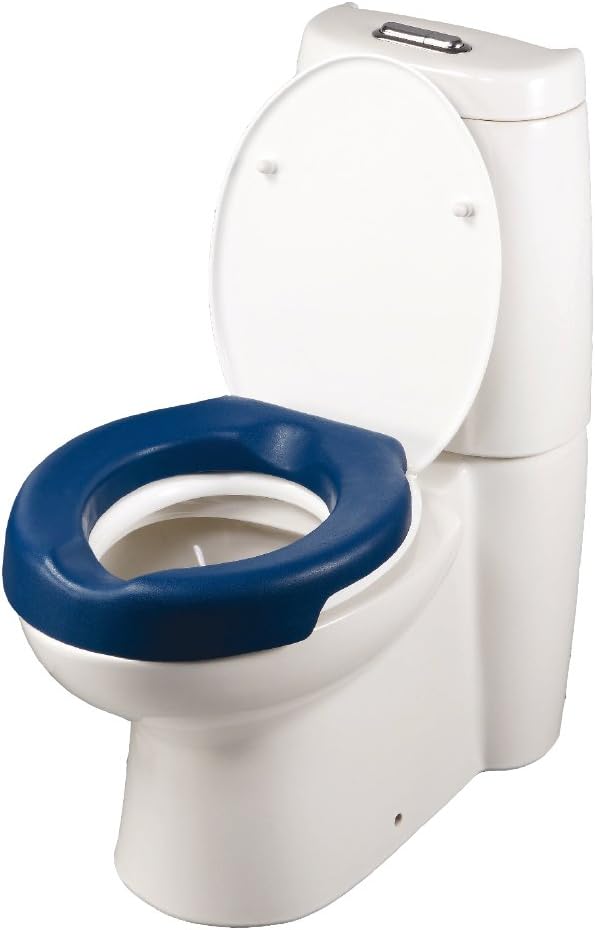 CareLine KG CareLine Conti Raised Toilet Seat Extra Soft 5 cm Blue