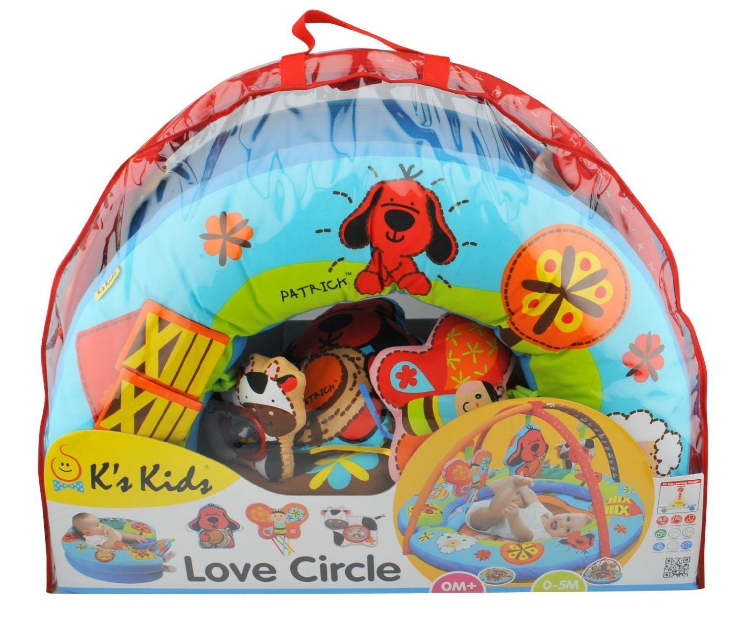 Olymptoys Ks Kids Playing And Crawling Blanket With Removable Nest/Toy Bar/Activity 