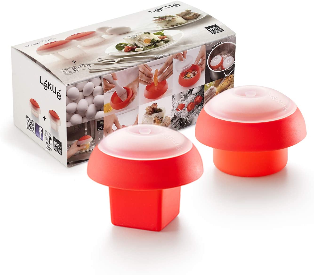 Lekue Lékué OVO Egg Boiler, Set of 2