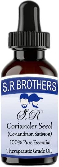 Generic S.R.Brothers Coriander Seed (Coriandrum Sativum) 100% Pure Therapeutic Essential Oil 50 ml