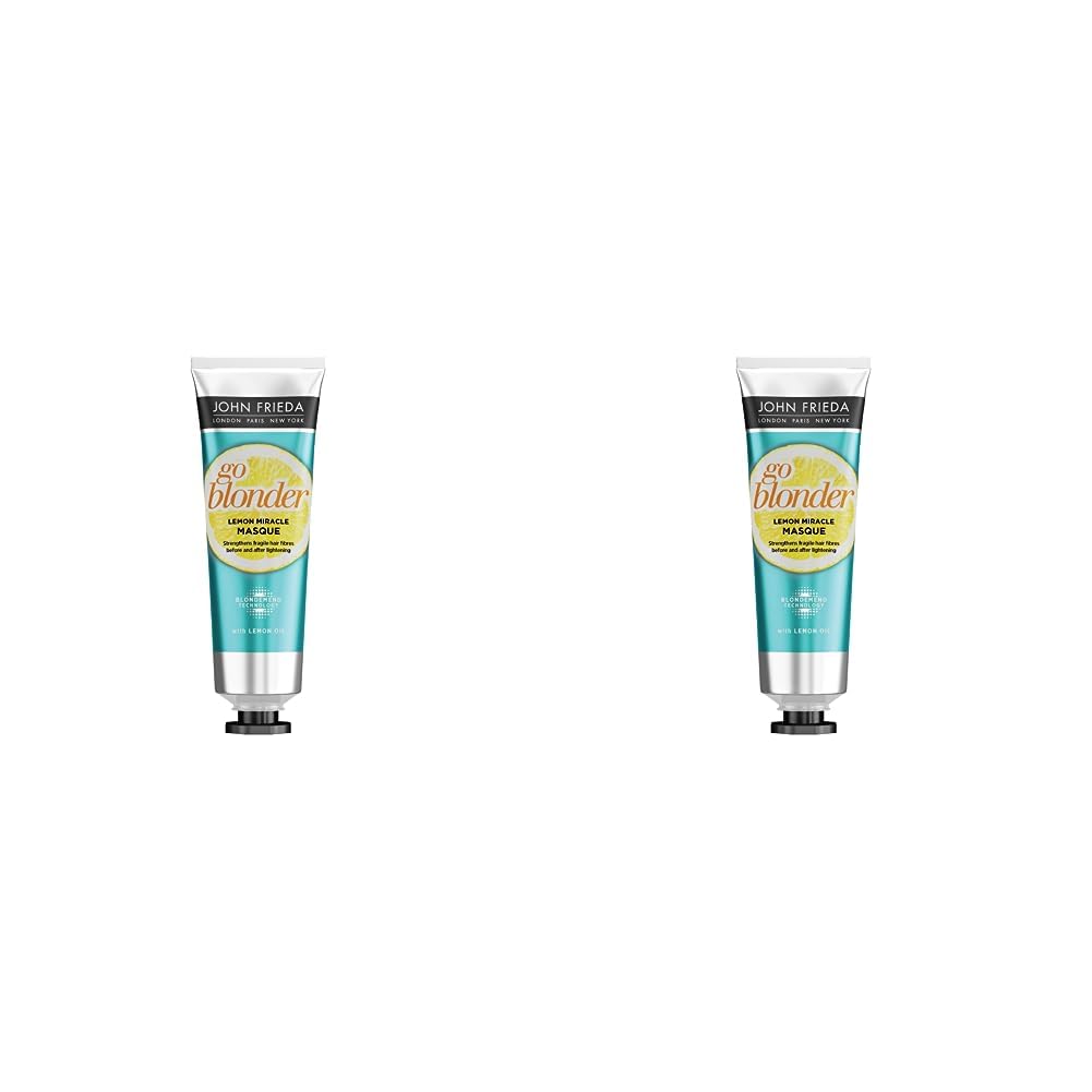 John Frieda Go Blonder Lemon Miracle Hair Mask 100 ml (Pack of 2)