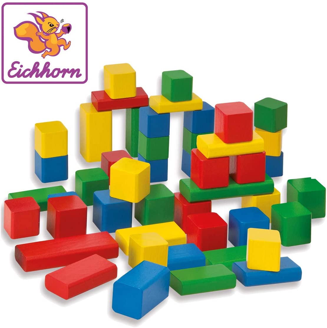 Eichhorn/Heros 100021252 Holzbausteine Set Of 50