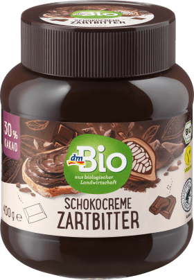 dmBio Chocolate spread, dark cream, 400 g