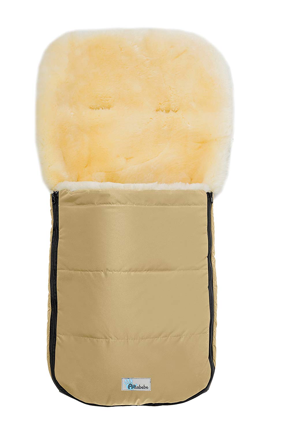 Altabebe MT2200LP - 61 Winter Lambskin Footmuff for Nordkap Pushchair 12-36 Months Beige Beige