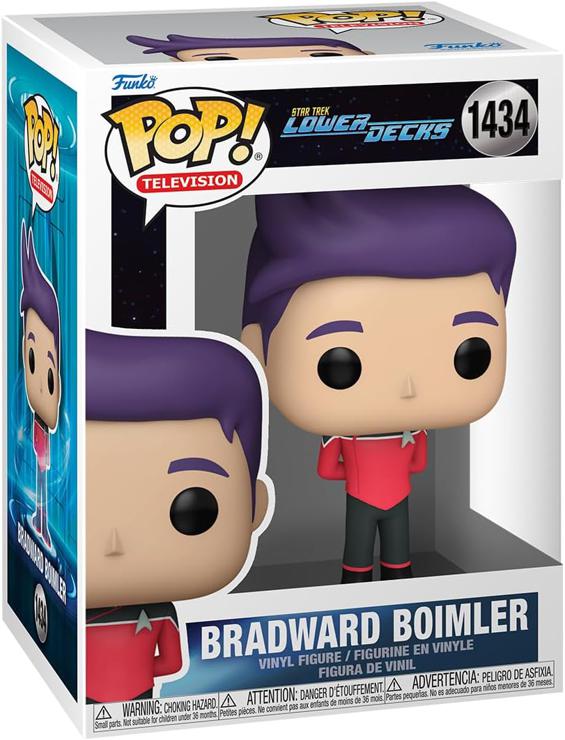 Funko Pop! TV: Star Trek LD - Bradward Boimler - Star Trek Lower Decks - Vinyl Collectible Figure - Gift Idea - Official Merchandise - Toys For Children and Adults - Cartoons Fans