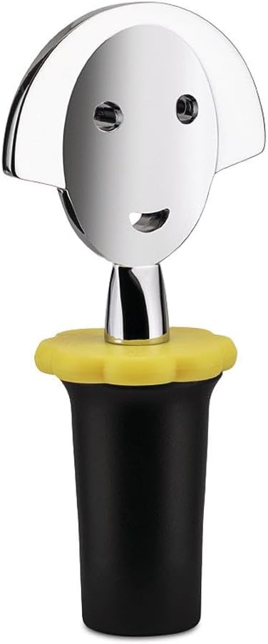 A di Alessi Anna Stop 2 Press Cap, Black, (AAM06 B)