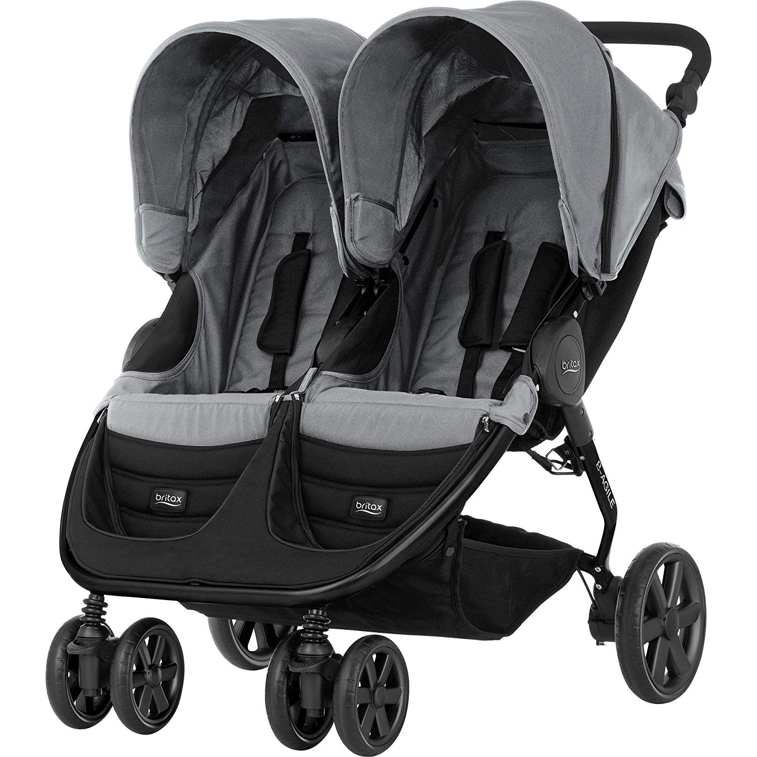 Britax Romer Britax-romer 2000025702-Agile Double Twins Talented, Steel Grey