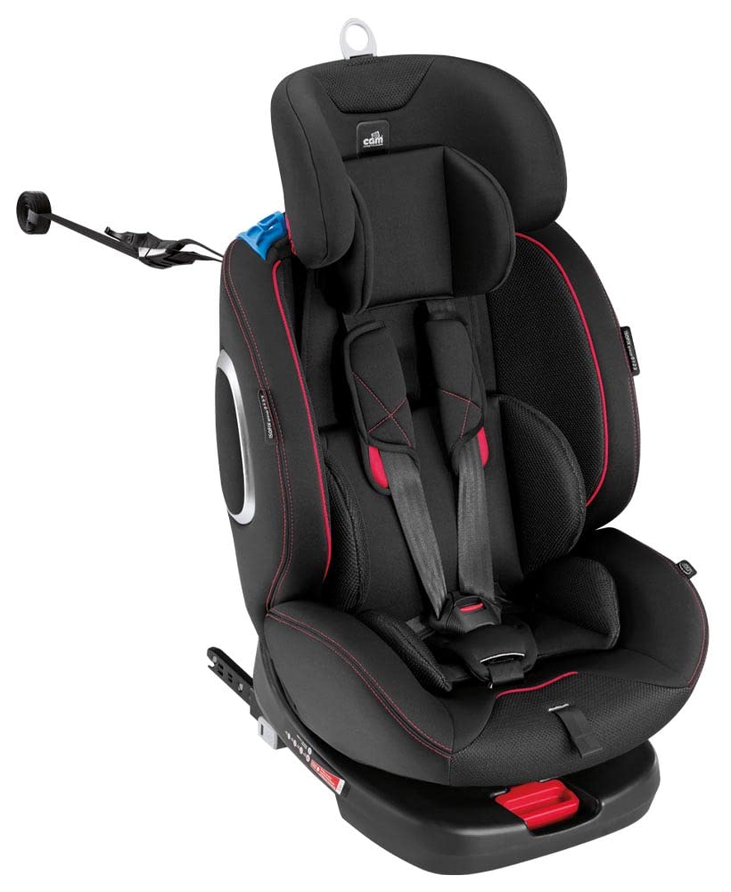 CAM Il Mondo del Bambino - art.S170/T176 - Panoramic Evo Car Seat - Group 0/1/2/3 - with Swivel Seat - Black