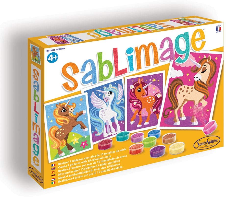 Sentosphere 3908812 Sablimage Childrens Sand Picture Creativity Set Unicor