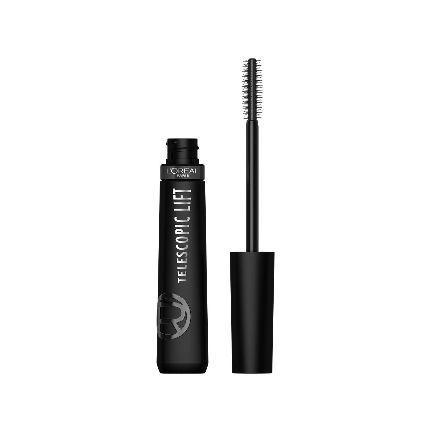L'Oréal Paris l'oréal L\'Oréal Paris Telescopic Lift Mascara, Long-lasting Lifting up to 36 Hours, Visible More Eyelash Length, No Clumping, No Smudging & No Crumbs, Telescopic Lift, Black, ‎black