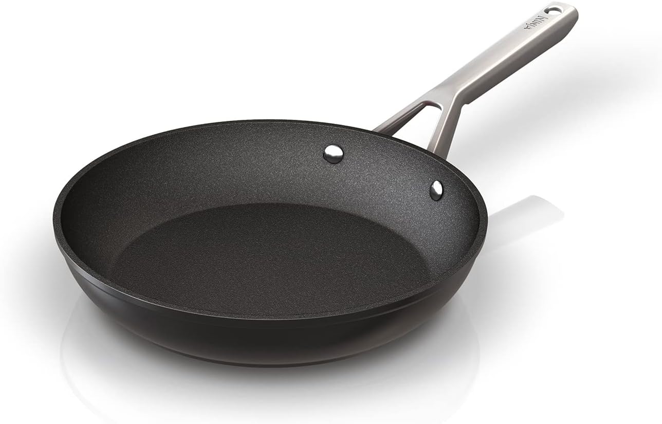 Ninja ZEROSTICK Essentials Cookware C10020UK Non-Stick Durable Forged Aluminum Frying Pan, Induction Compatible, Oven Safe to 500F, Black