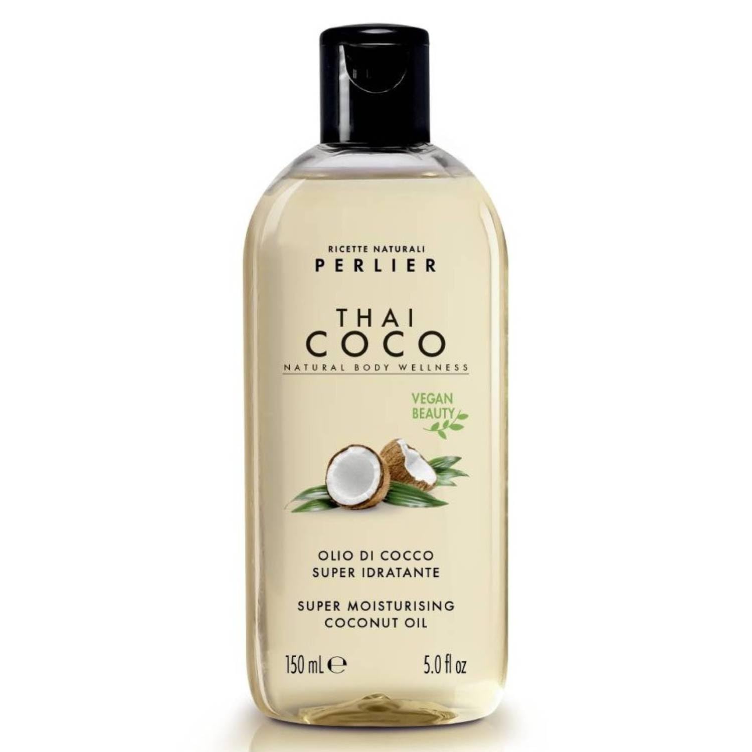Perlier Thai Coconut Oil, Moisturising, Nourishing Treatment for Dry, Natural and Silky Skin, Rich and Smooth Formula, 150 ml Bottle (1)