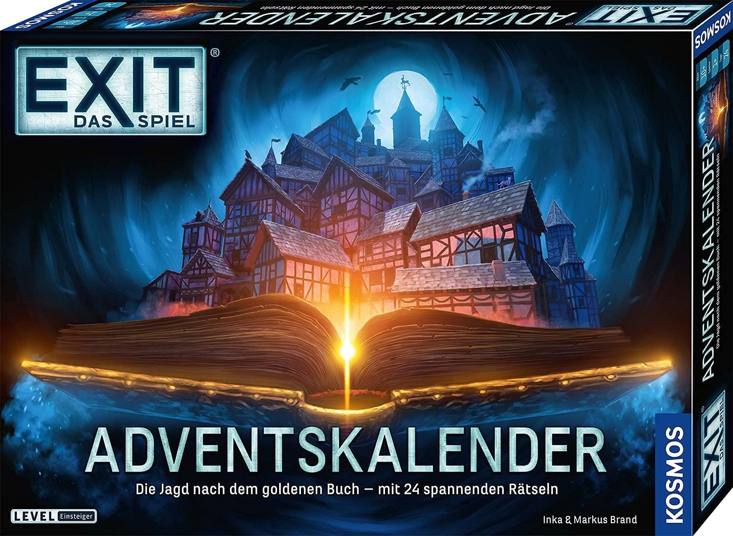 KOSMOS 681951 EXIT The Game Advent Calendar: The Hunt for the Golden Book, 24 Exciting Puzzles from 10 Years, Amazon Exclusive, Escape Room Game Before Christmas
