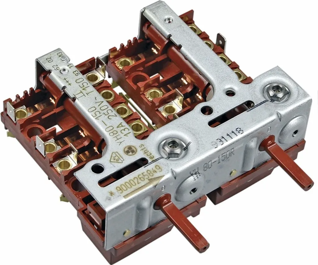 easyPART suitable for 00643741 BOSCH cooktop switch block, right-hand switch block, 2-way energy regulator, Siemens cooktop/oven 643741 YH80-150, stepless regulation HEN