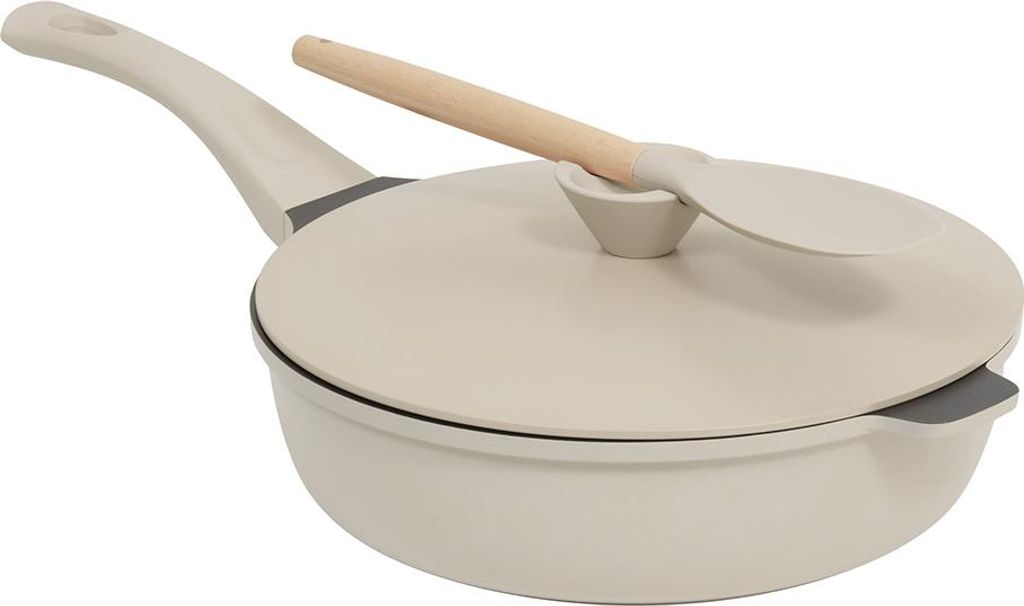 Zesso Eazy Living non-stick frying pan with steamer insert Ø 28 cm Beige