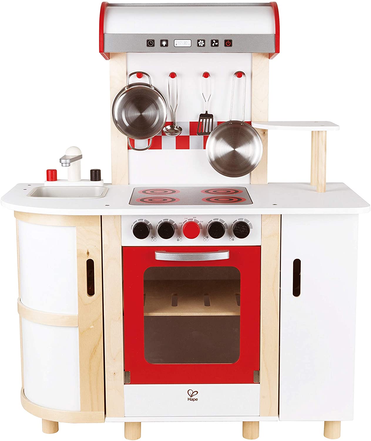 Hape Game Synthetic Wood, White/Red