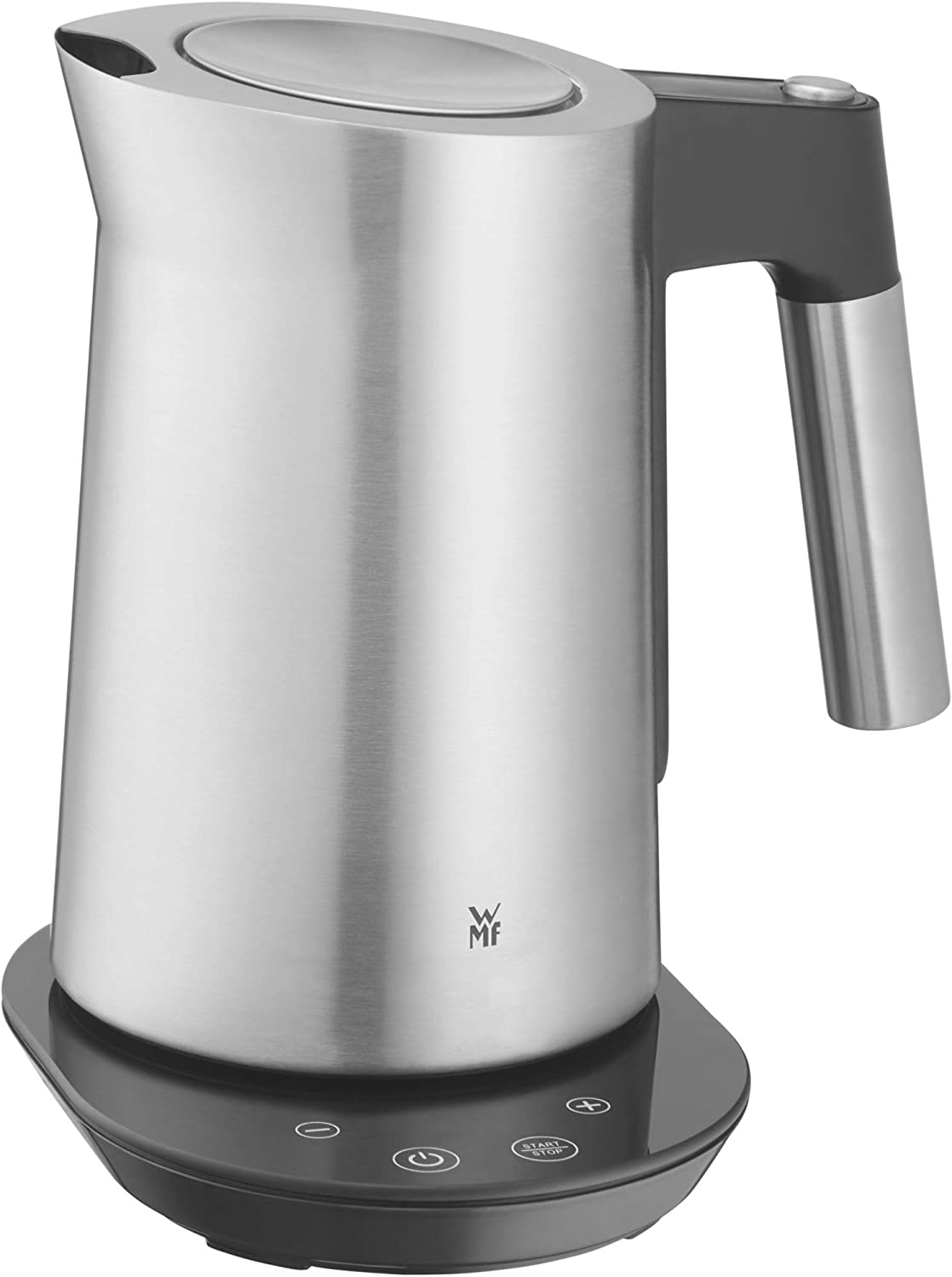 WMF Kineo 1.6 L Kettle with Temperature Setting, Limescale Filter, 3000 W, Live Temperature Display, Electric Kettle, Matte Stainless Steel