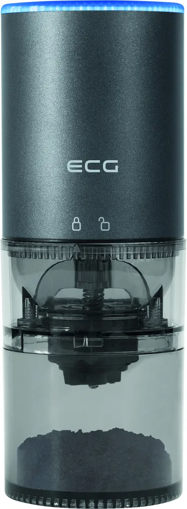 ECG KM 160 Minimo Premio | Portable electric coffee grinder | Battery operated | USB-C | Conical ceramic grinding stones |