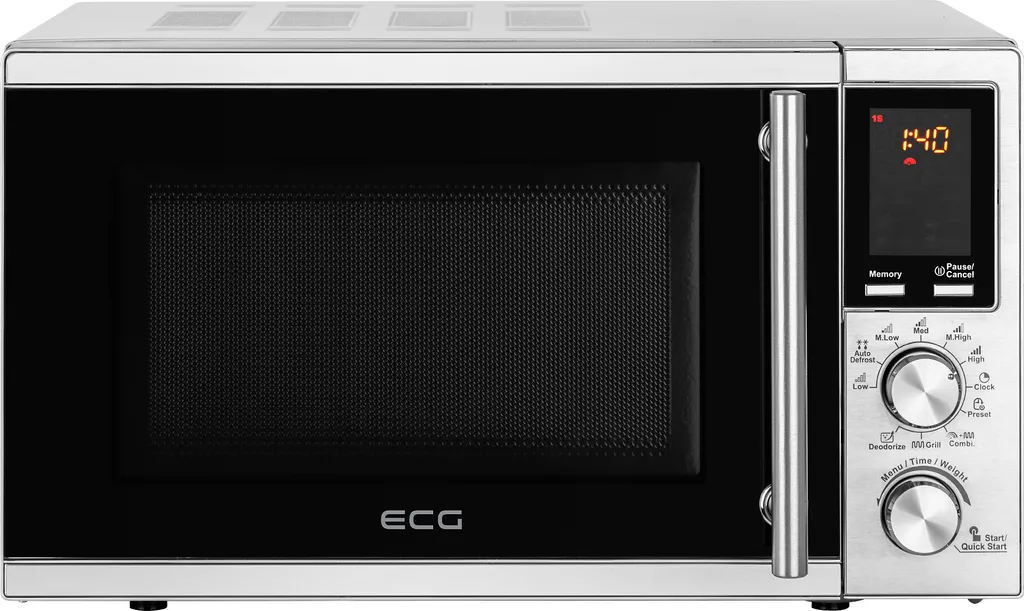 ECG MTD 2072 GSE | Microwave oven | Grill function | 20-liter capacity | 700 W microwave power | Stainless steel construction | Digital controls |