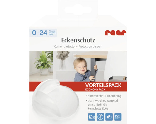 Corner protection Reer plastic transparent 12 pieces