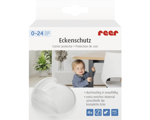 Corner protection Reer transparent 4 pieces