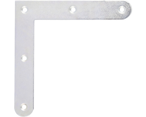 Kaiserthal Corner bracket with rounded ends 120x120x20 mm galvanized, thick-film passivated 1 piece