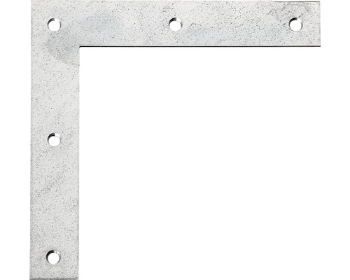 Kaiserthal Corner bracket square 120x120x20 mm sendzimir galvanized 1 piece