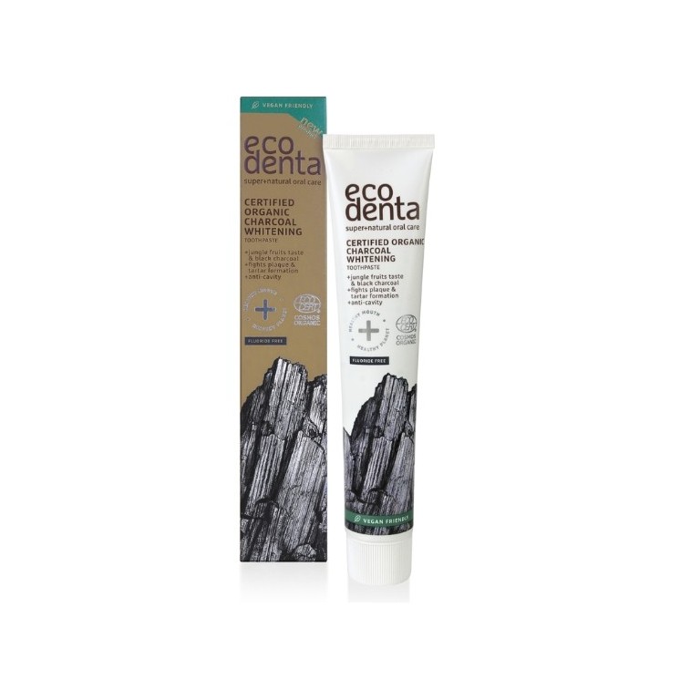 Ecodenta Certified Organic Charcoal Toothpaste 75 ml