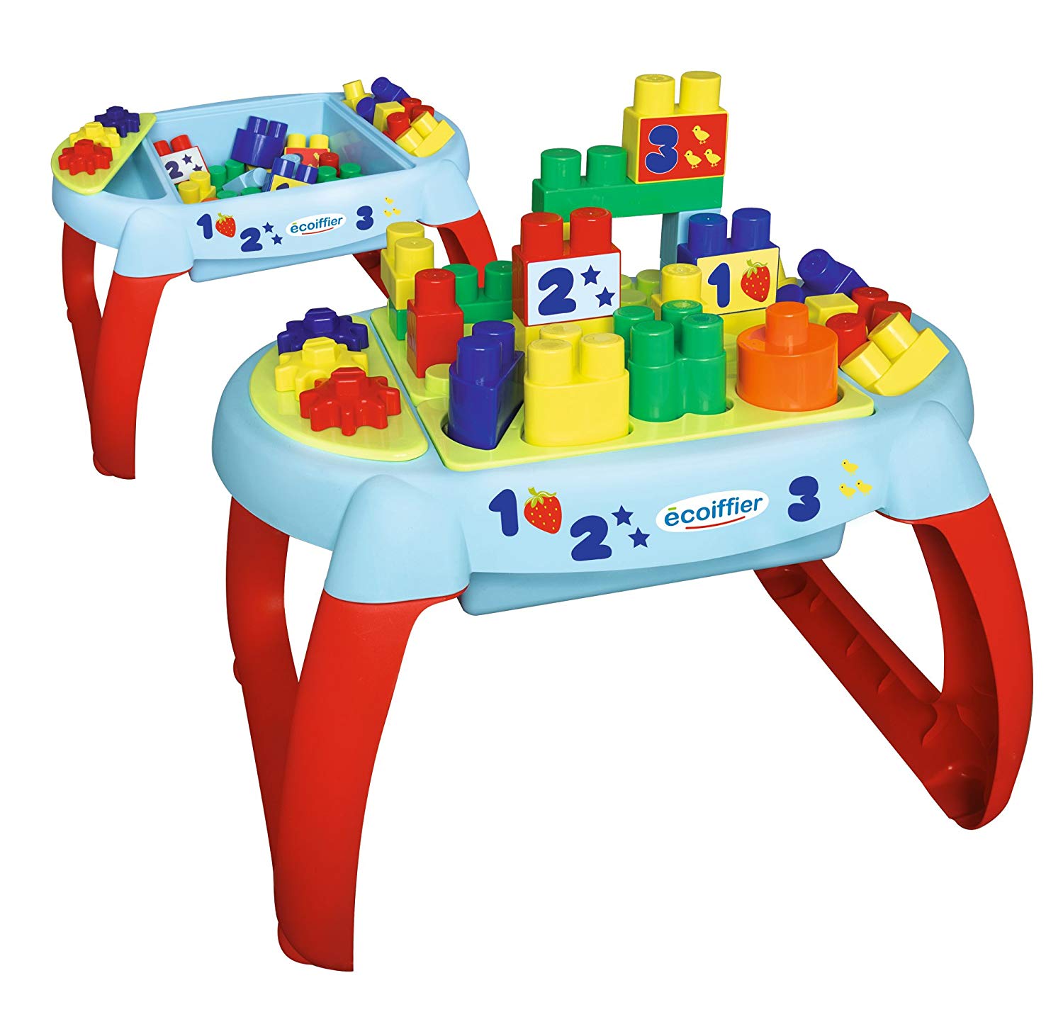 Ecoiffier Ecoffier Abrick Play Table With Baukl Tzern