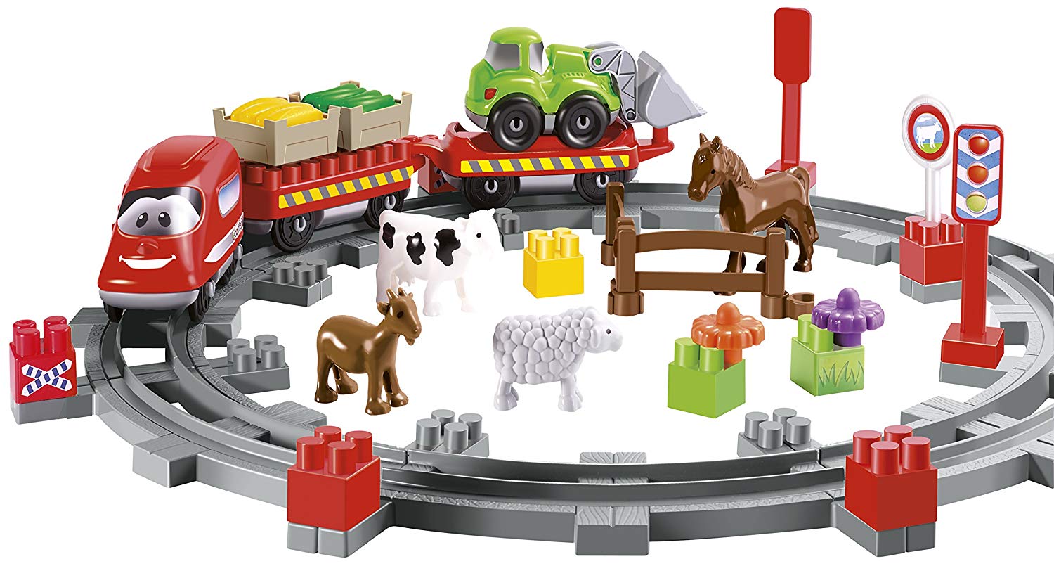 Ecoiffier Abrick Land Train Play Set
