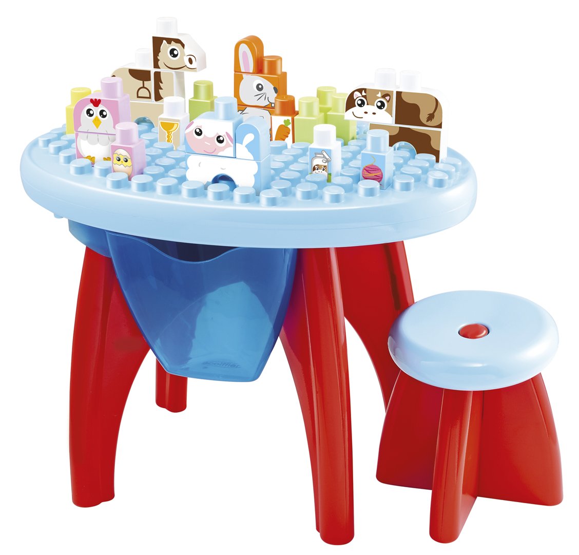 Ecoiffier Abrick Play Table With Stool