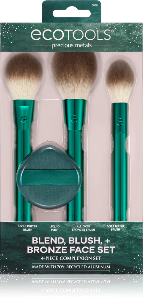 EcoTools Blend, Blush and Bronze Face Set Brush Set