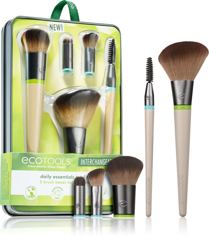 EcoTools Interchangeables™ Daily Essentials Brush Set with Case