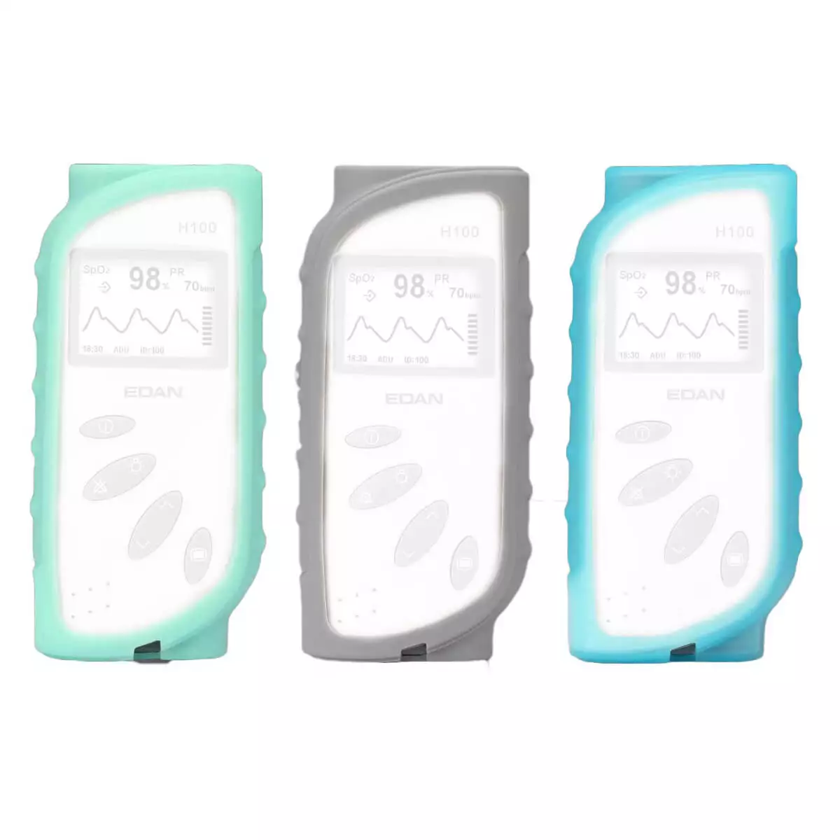 EDAN Protective cover for H100B and H100N pulse oximeters Gray