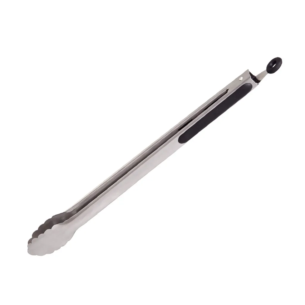 PAELLA WORLD Stainless steel BBQ/grill tongs, length 41 cm