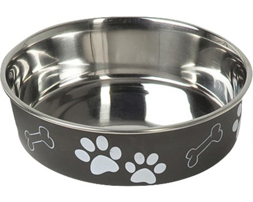 Stainless steel bowl Karlie Ascar 21 cm 1500 ml black
